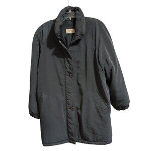 Vintage Braemar Jeremy Scott Coat Dark Green Fully Lined Winter Jacket, Pockets